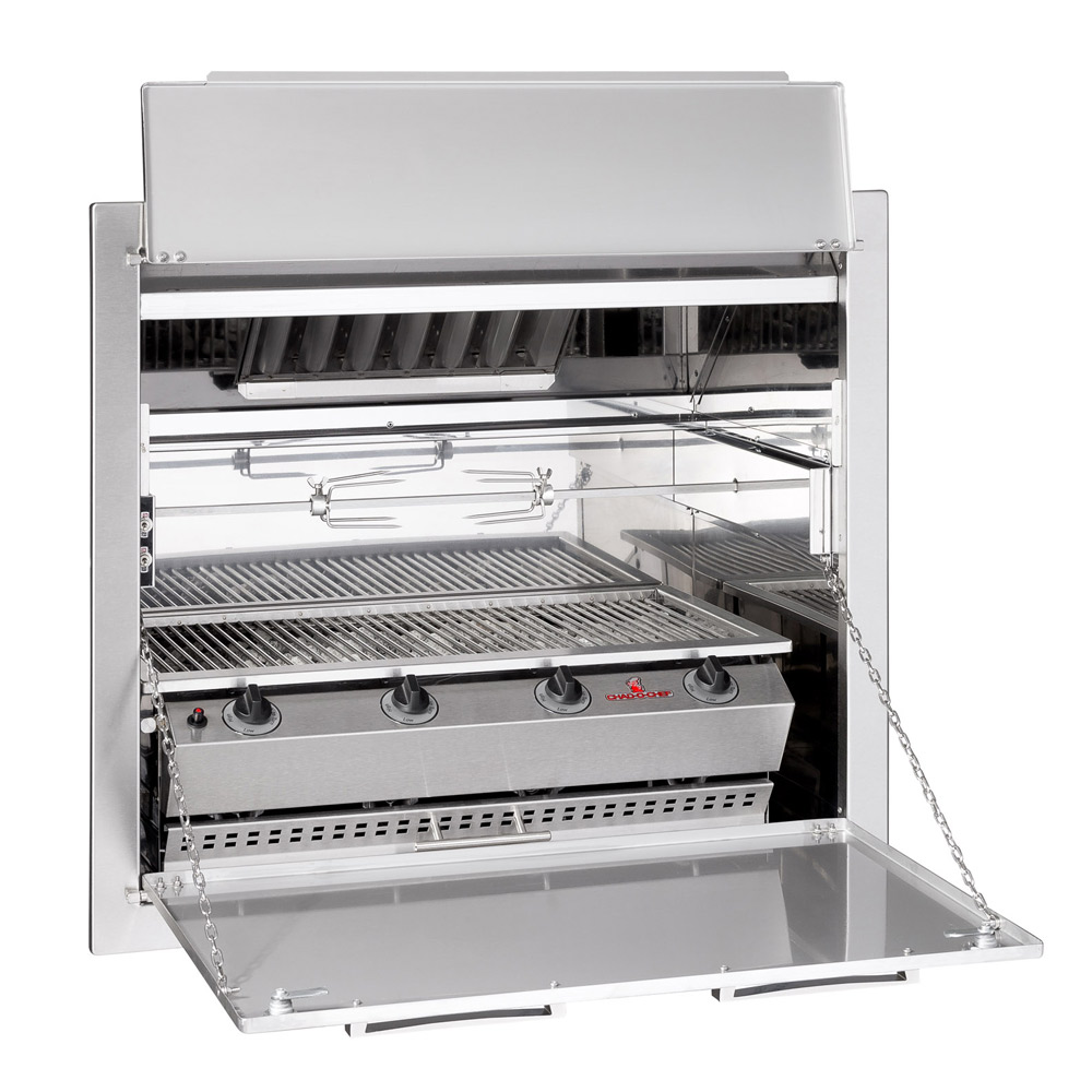 4 Burner Chad-O-Chef Built-In Braai Forced Draught with Rotisserie